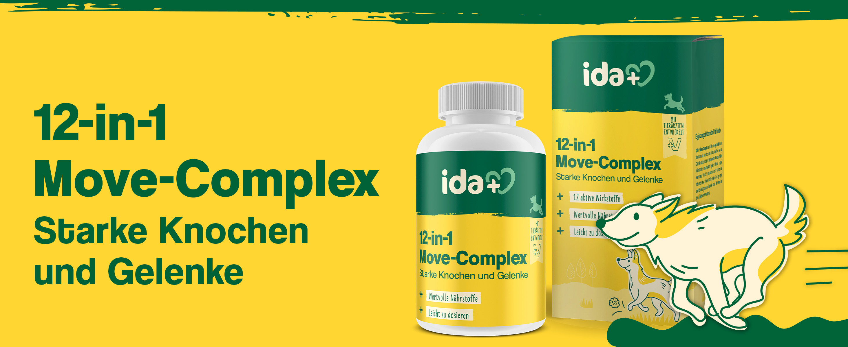 12in1 Move-Complex: Starke Knochen und Gelenke bei Hunden