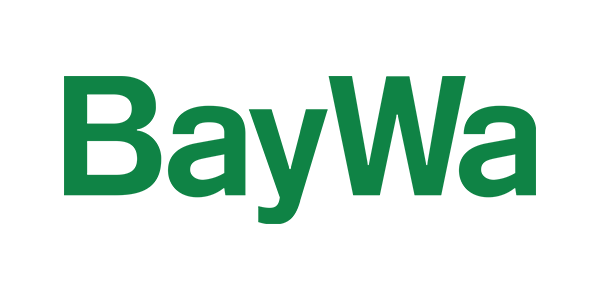 Logo von BayWa in grün